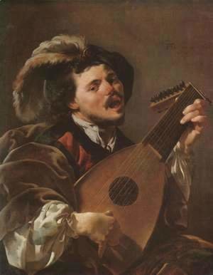 Hendrick Terbrugghen - Lute Player 1624
